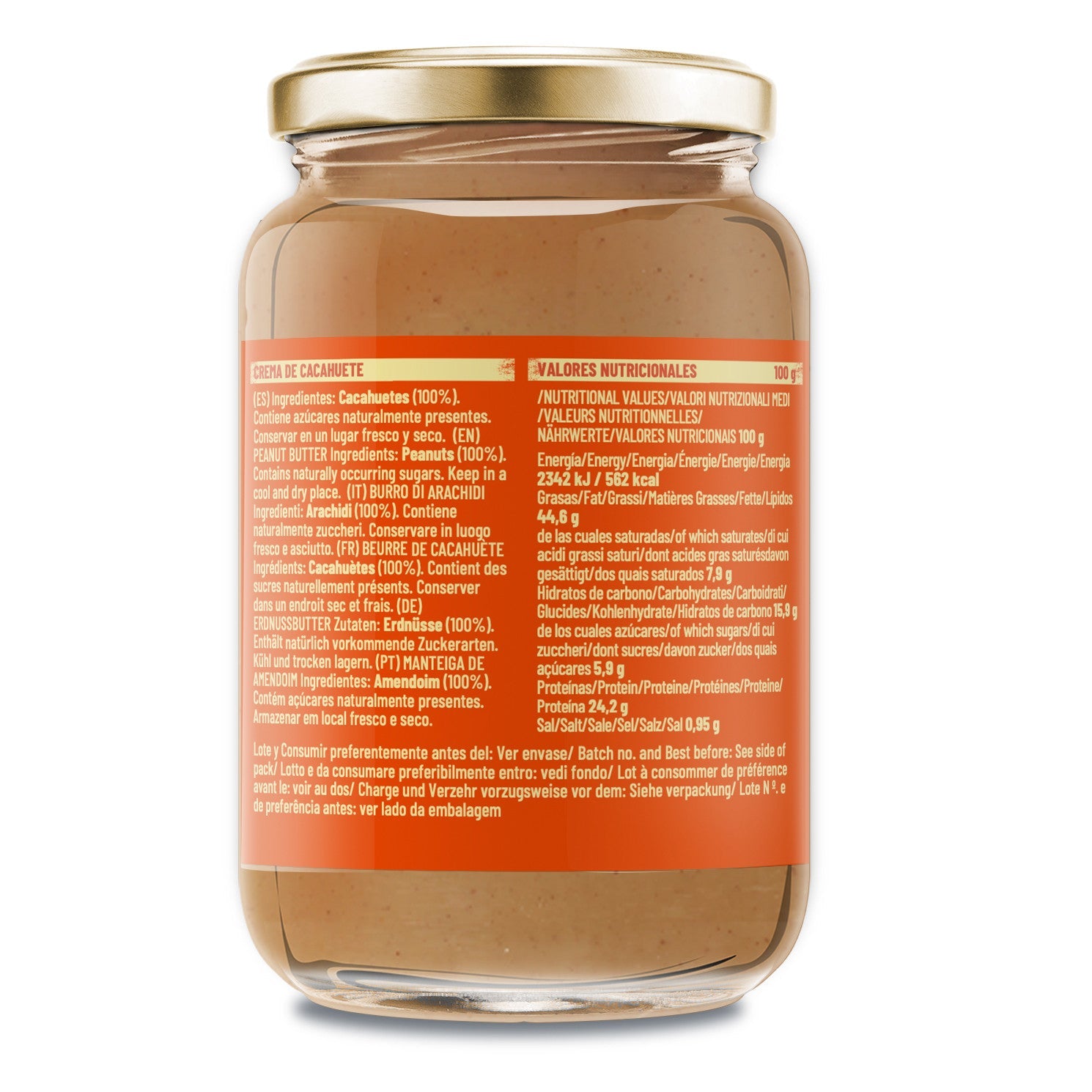 Crema de Cacahuete Pack 2 sabores: Natural + Vainilla y Canela | 2x500g