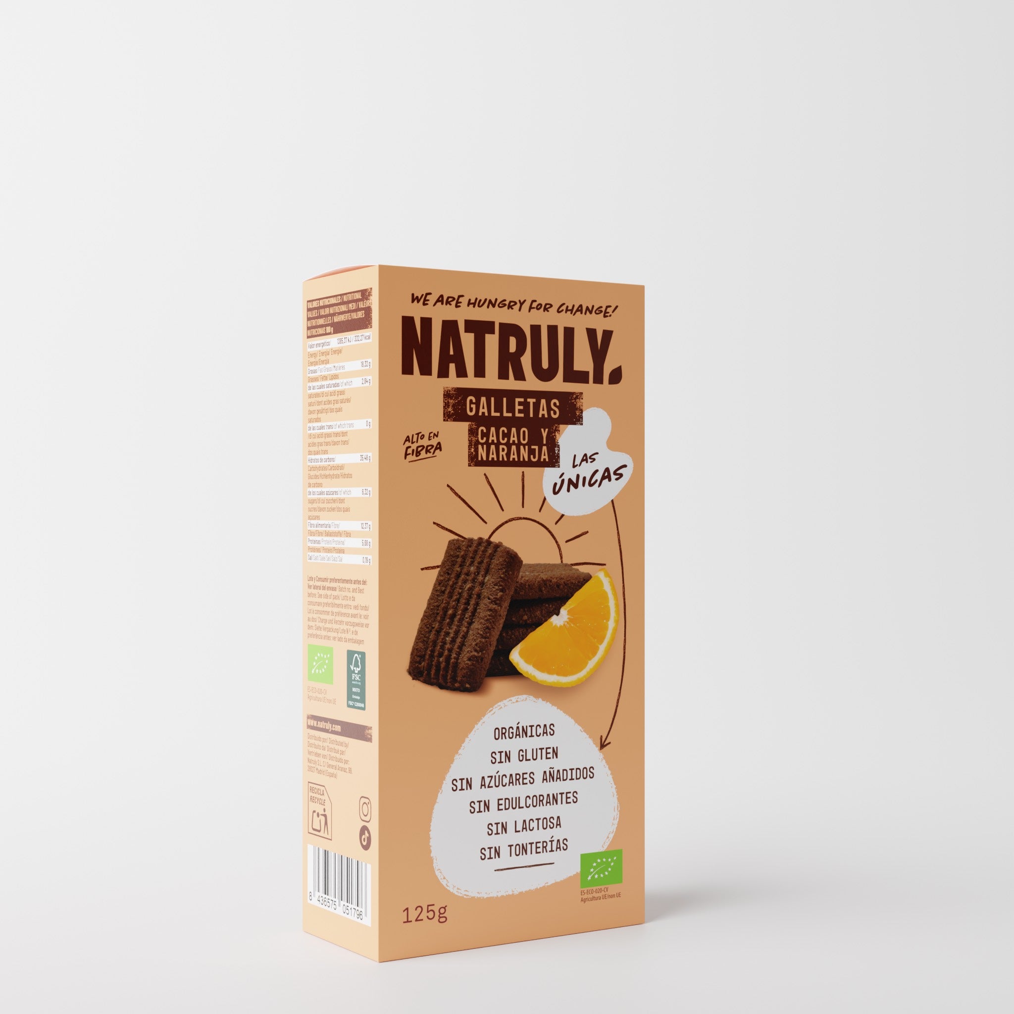 Galletas Cacao y Naranja | BIO | 125g