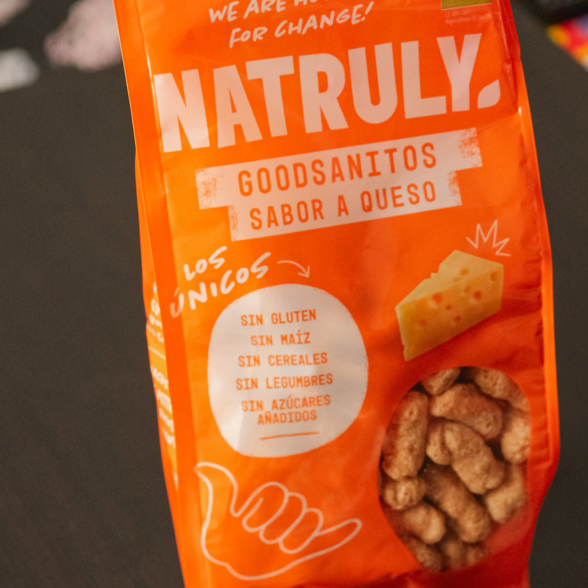 Goodsanitos Organic Crunchy Cheese-Flavored Snack Pack | 4 x 70g