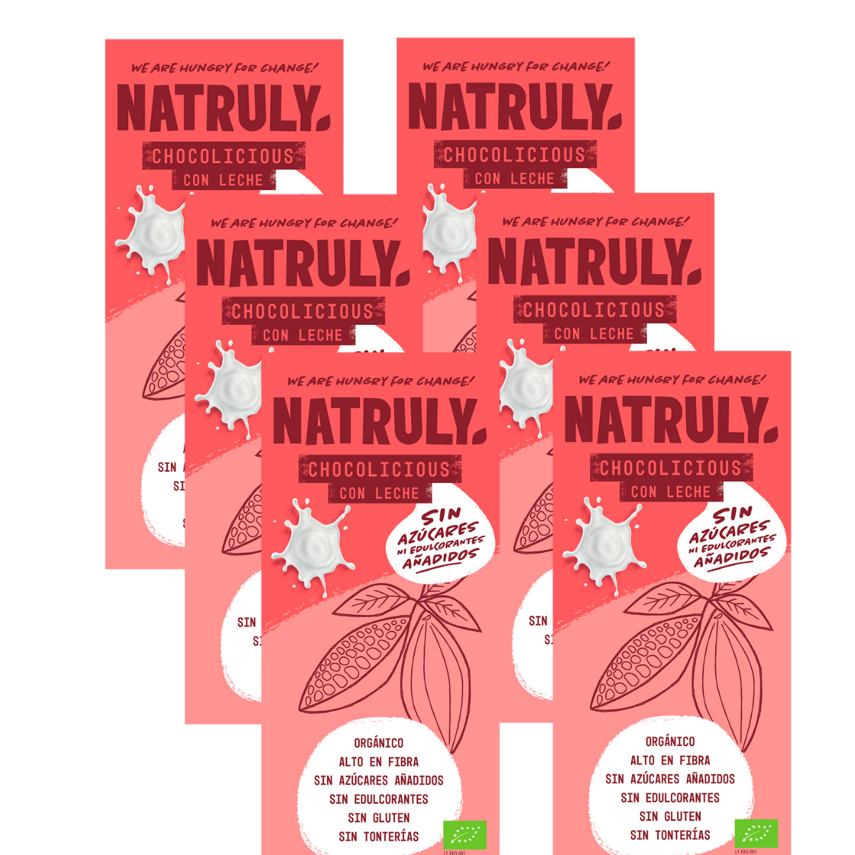 Chocolicious with Milk BIO Pack | 6 x 85g