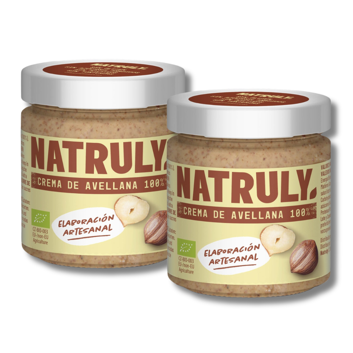 Crema de Avellanas 100% Pack 2 | BIO 200gr
