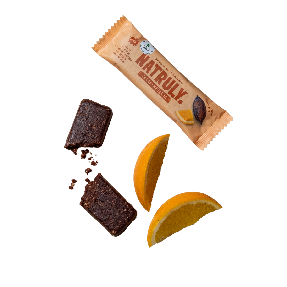 Pack 4x Raw BIO Bar - Cocoa and Orange | 4 x 40g