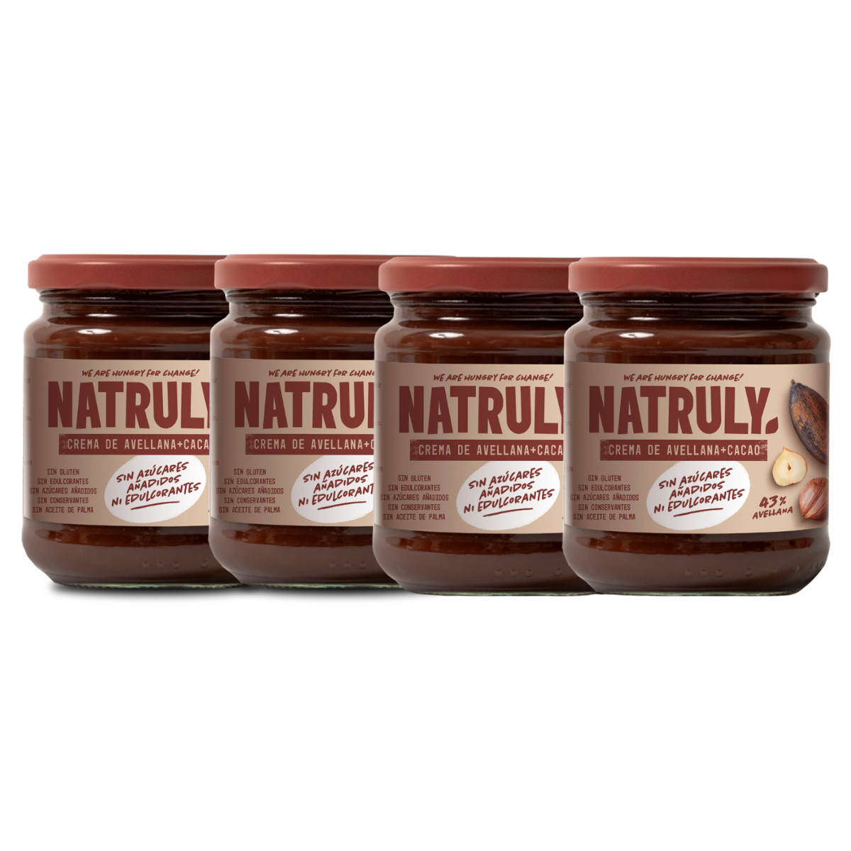 Crema de Cacao y Avellanas Pack | 4 x 285g