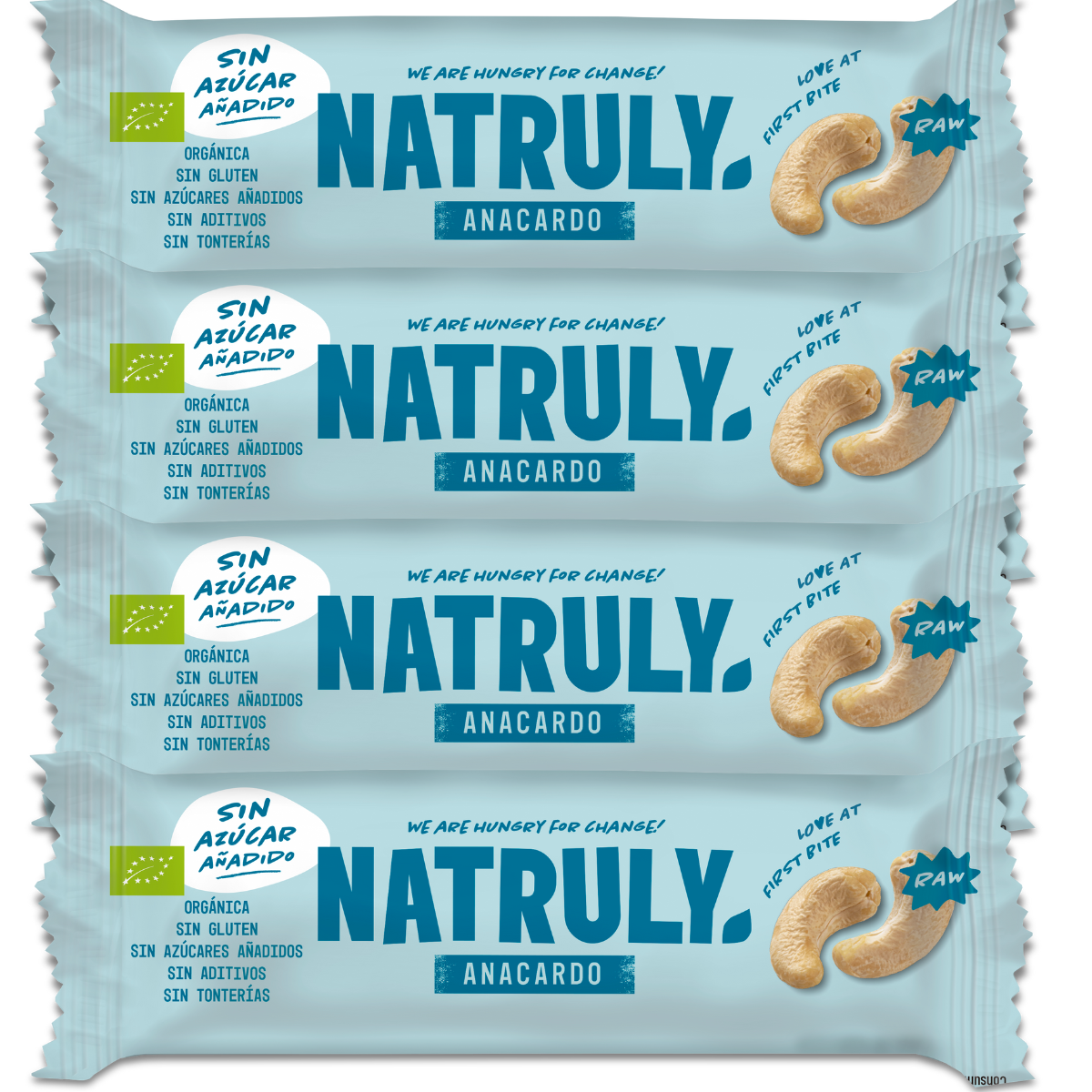 Pack 4x Raw BIO Bar - Cashews | 4 x 40g