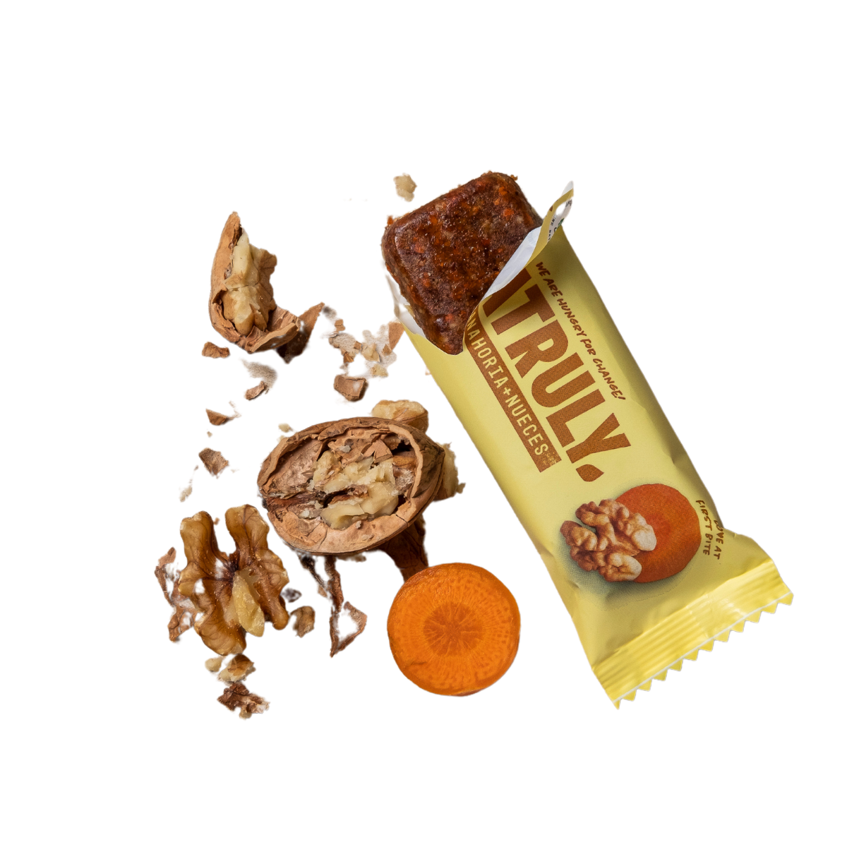Pack 4x Raw BIO Bar - Carrot and Walnuts | 4x 40g