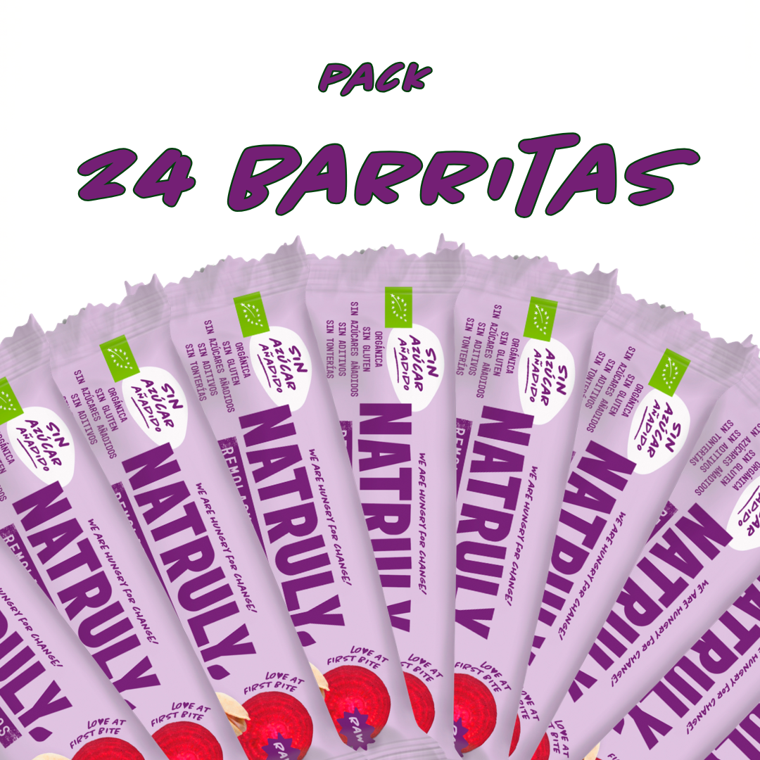 Barrita Raw de Remolacha y Pistacho Pack | BIO | 24 x 40g