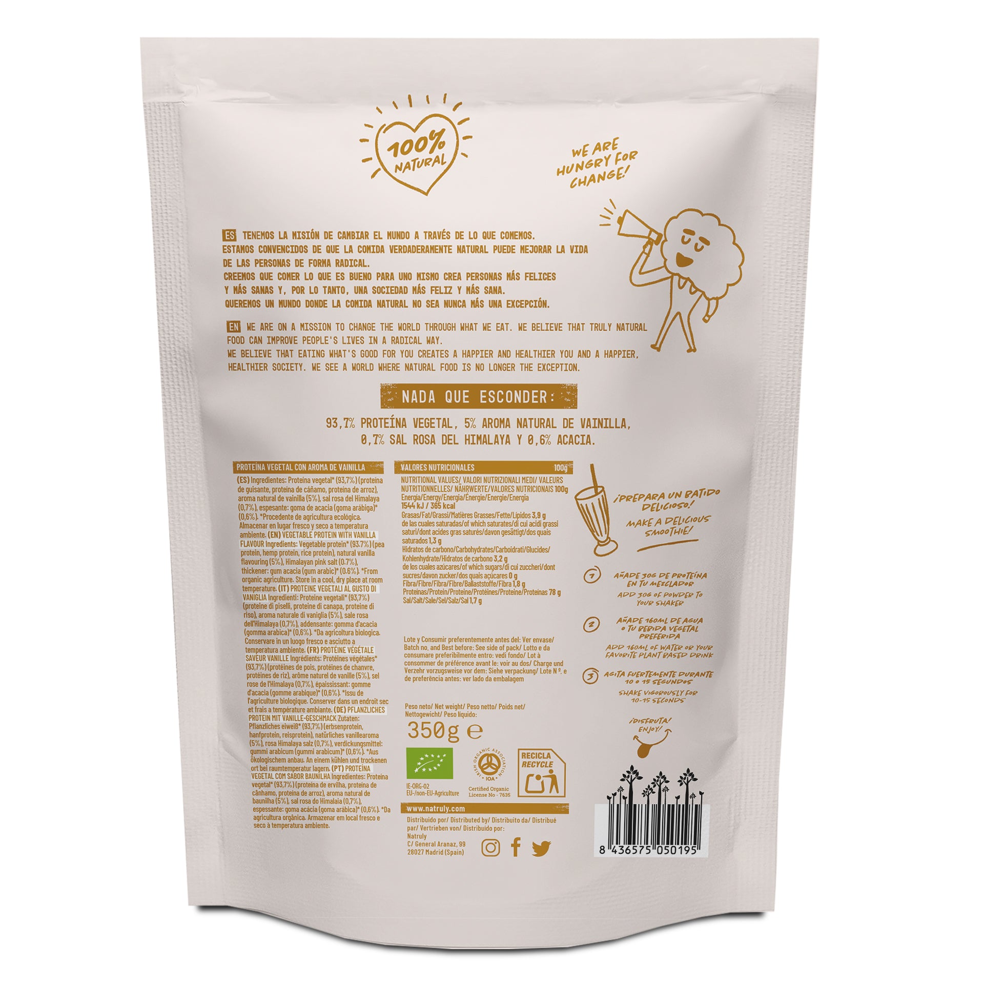Vegan Protein Pack BIO - Vanilla | 2 x 350g