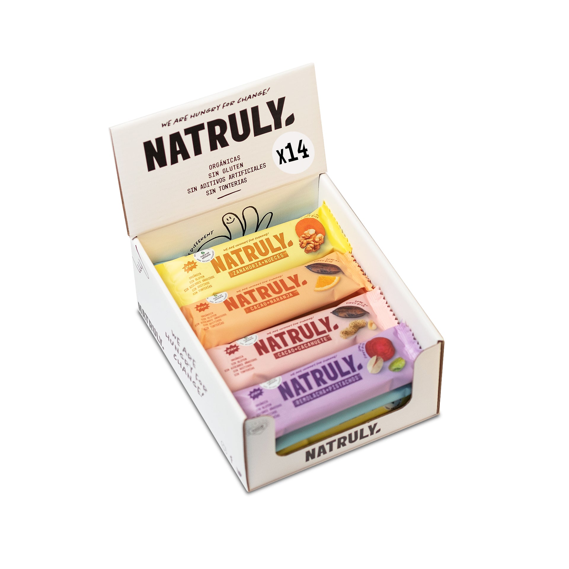 Barritas Raw - Pack 14 Barritas Mixto I BIO 14x40g