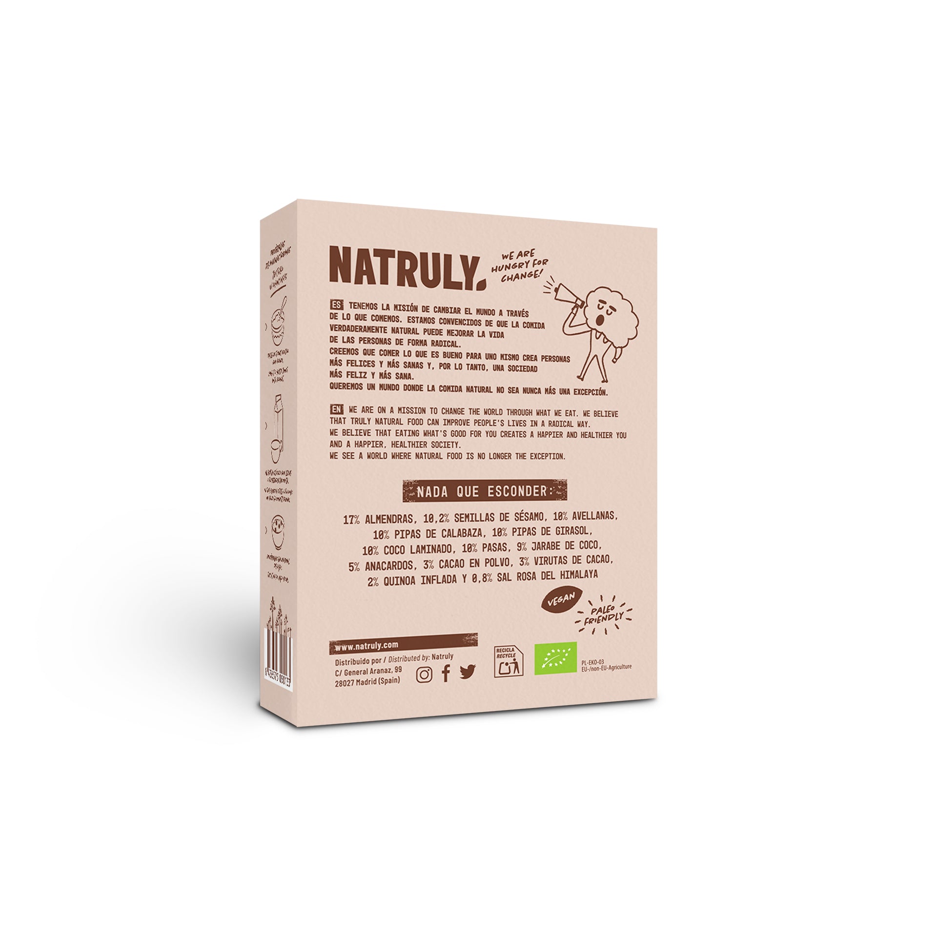 Granola BIO - Pack Mix: Cacao e Quinoa + Mirtilli e Cardamomo + More e Uvetta | 3 X 325g
