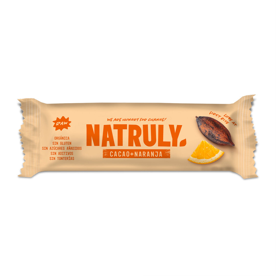 Barrita Raw de Cacao y Naranja